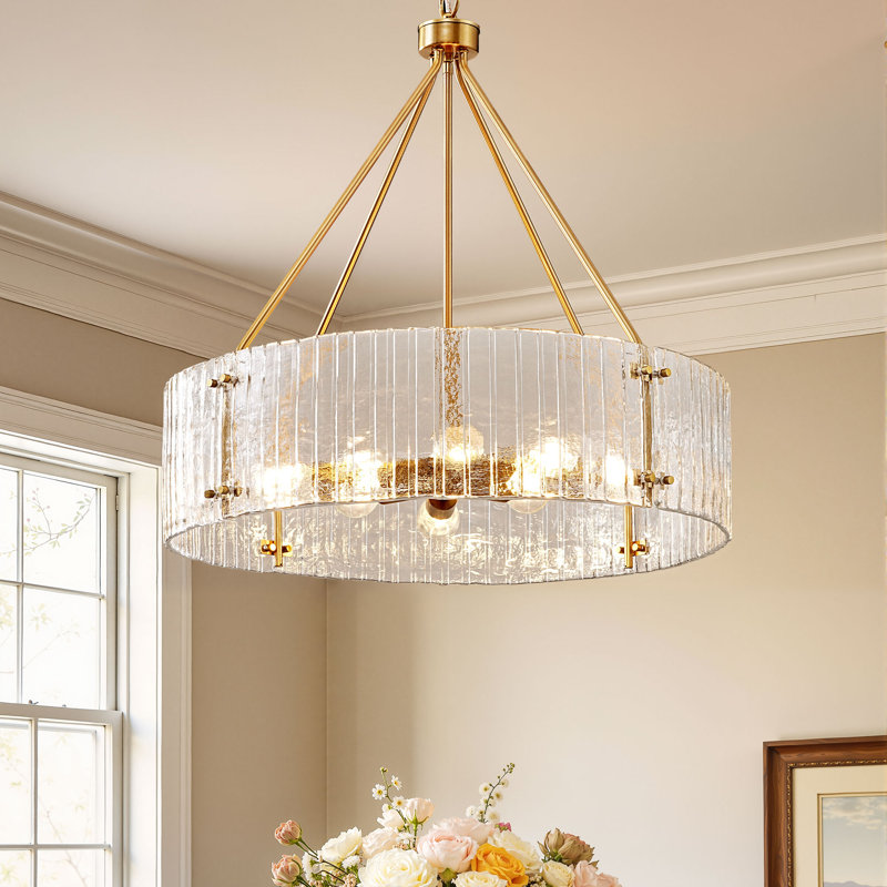 Joss & Main Nicola Iron 8-Light Chandelier & Reviews | Joss & Main